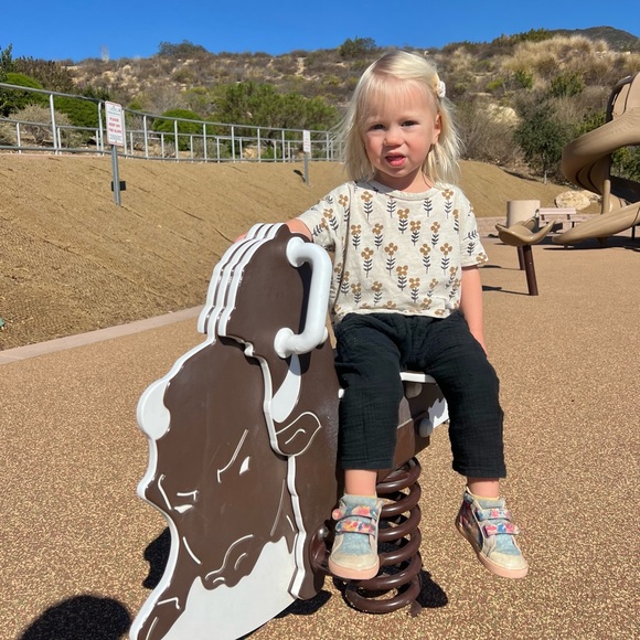 Banana Republic Baby Charlize Linen Dress with Bloomers- Red, 6-12m - Picture 3 of 15